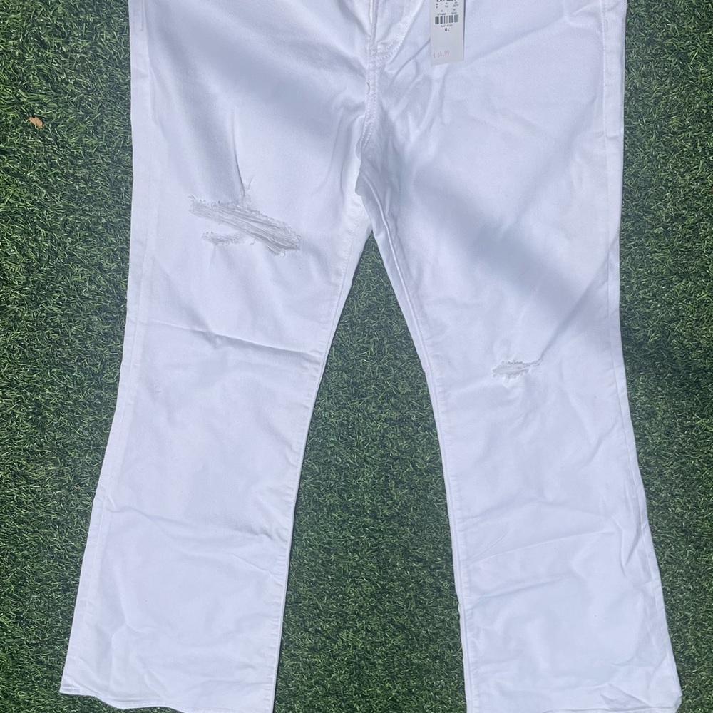 Express Women's Boot Cut Jeans - White